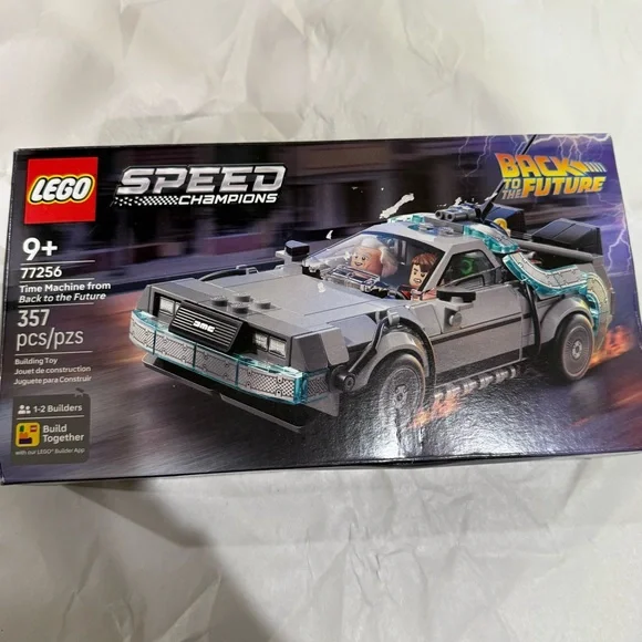 LEGO Speed Champions Time Machine Back to the Future 77256 NEW in Sealed Box - Picture 2 of 7